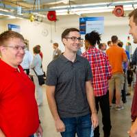 Guests at the Engineering Design Project Preview Event